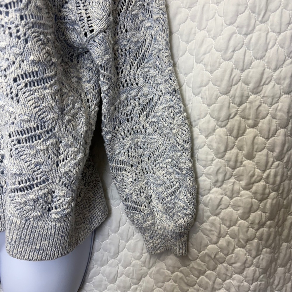 Sundance Shadow Bay Open Knit Balloon Sleeve Sweater Size XS‎ - Picture 2 of 10
